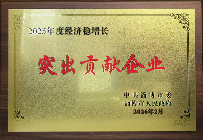 太極公司獲評淄博市“2025年度經濟穩增長突出貢獻企業”